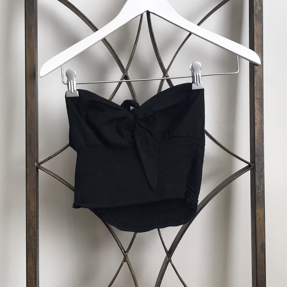 Brandy Melville tie front tube top